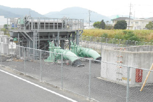 農地等の湛水被害を防止する排水機場の実施設計